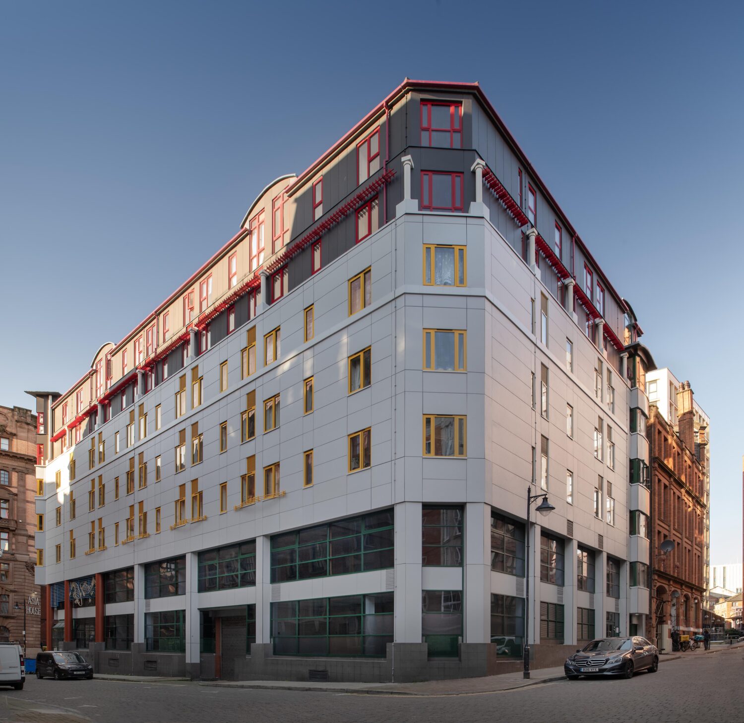 Princess Court, Manchester - Sustainable refurbishment and recladding of an apartment complex in Manchester city centre.